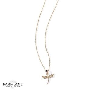 BNIB Park Lane *RETIRED* Illuminate  rose Gold Dragonfly Pendant Necklace